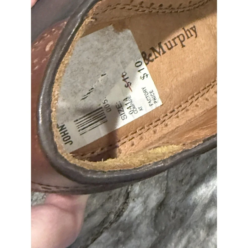 Johnston And Murphy Aristocraft Vintage Shoes Brown & Black Two Tone 8M EUC
